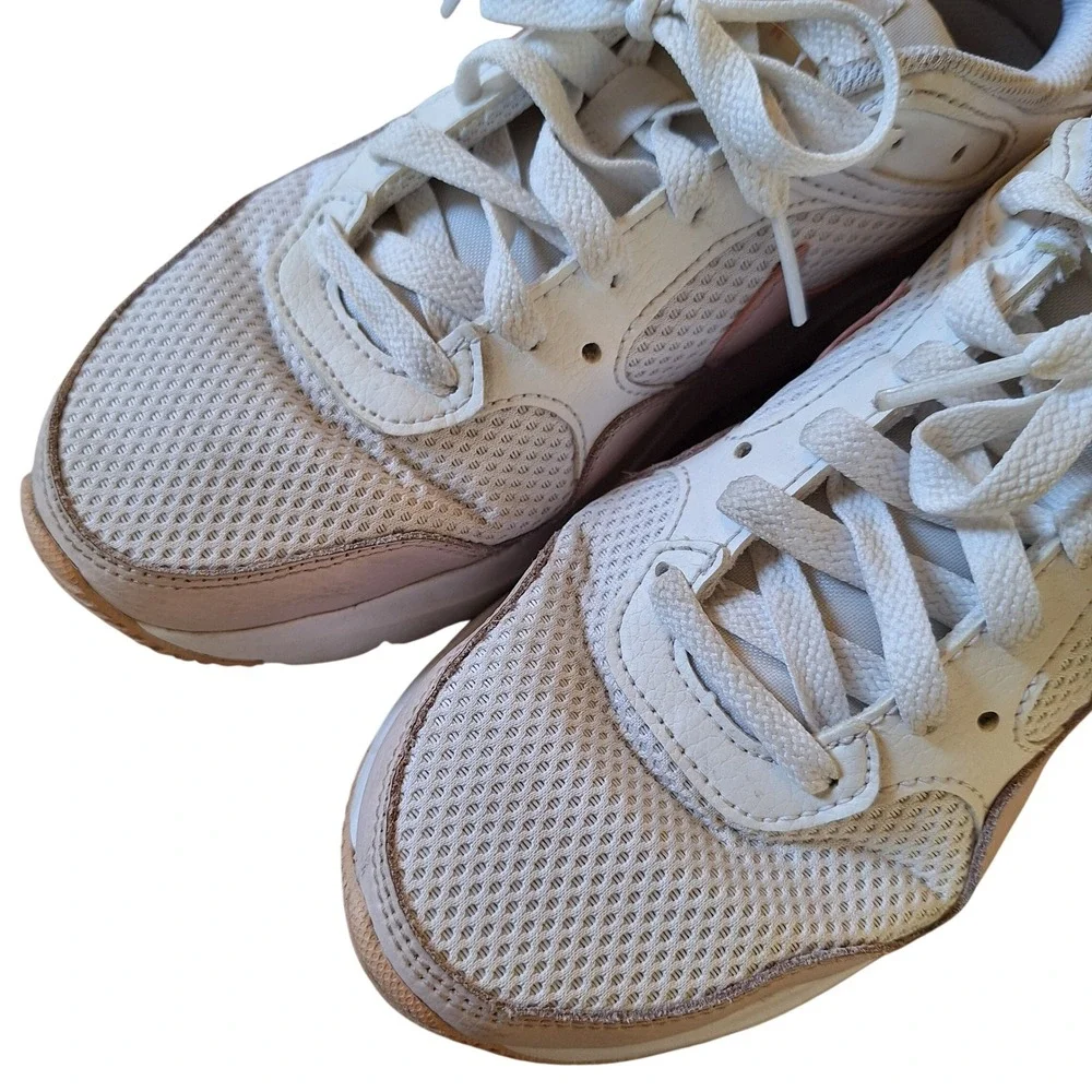 Nike Air Max SC White Pink Sneakers Mesh Lace Up Bubble Pack CW4554-105 Womens 7